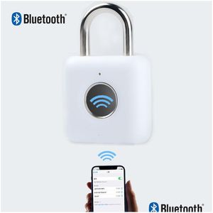 Deursloten draagbare Bluetooth slimme hangslot -antithiefcilinder voor kastreiskas der veiligheid beveiliging IPX3 waterdicht 221201 Dr DHU02