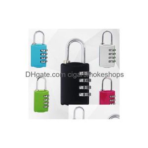 Deursloten Securelock 4-cijferig combinatielaag hangslot - Tsa Appd Reisslot Voor koffers Bagageafgifte Levering Huis Tuin Gebouw Dhb0I