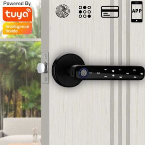 Deursloten Tuya APP Biometrische vingerafdruk Slim deurslot Wachtwoord Elektronisch digitaal slot Keyless Entry Deurknoppen slot voor slaapkamer thuis HKD230902