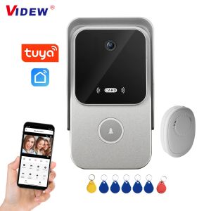 Deurbel 1080p tuya slimme video deurbel camera video intercom deur telefoon voor thuisbeveiliging digitale deur bel rfic access app -controle