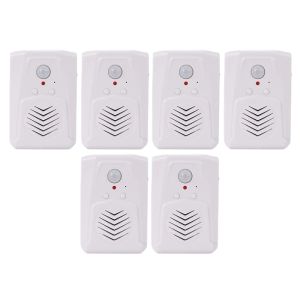 Deurbel 5x sensor motion deur bel -schakelaar mp3 infrarood deurbel draadloze pir bewegingssensor stem prempter welkom entry alarm