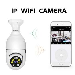 Doorbell E27 1080p Bulbo Bulb Fuente de la cámara nocturna Visión inalámbrica INNERVILLABLE 2.4G Security Monitor Tuya LED LED SEGURIDAD MONIT BABIN