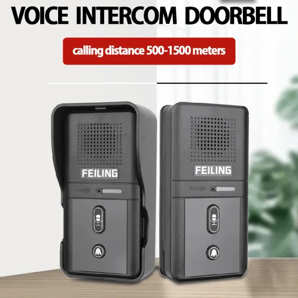 Dámina FL01 Talk Talk Talk Wireless Voice Intercoming Toilmell Aplicar al sistema electrónico impermeable de 12 millas para llamar a las villas de la granja