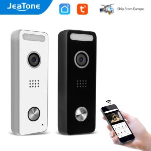 Sonnette de porte Jéatone Tuya WiFi Video Door Door 1080p Home Outdoor Door Bell Camera Poe IP Viedo Interphone Remote Unlock Control sur le téléphone mobile