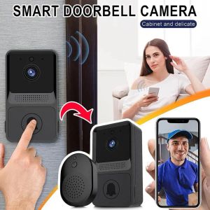 Terretón de la cámara inteligente Wifi WiFi Toilebell Wifi Wifi Remote Home Intercoming Twoway Door Bell With HD IR Night Vision Camera de seguridad