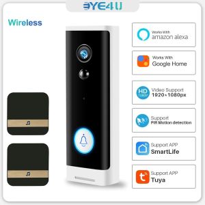 Sonnette Smart Home Video Door Camera WiFi Wireless Doorbell Cam Security Protection 2way Audio Night Vision Tuya Alexa Google Home