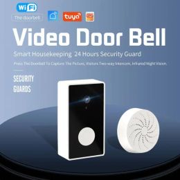 Deurbel tuya slimme wifi deurbel videodeur bruls smart home 24 uur Security Guard Twoway Intercom Infrared Night Vision Smart Life