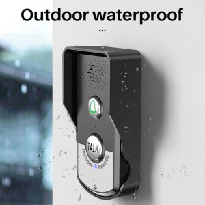 Sonnette étanche Intelligent Intelligent Wireless Doorbell voix Appelez les kits de bouton UV de la cloche intelligente de la porte intelligente