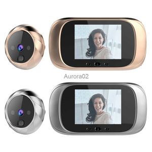 Deurbellen 2,8 inch LCD -kleurenscherm Digitale deurbel Smart elektronische Peephole Night Vision Deur Video Camera Viewer Outdoor Door Bell YQ231111