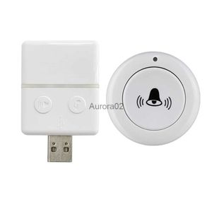 Sonnettes 30 Musique 150M Sonnette sans fil Télécommande étanche USB Smart Door Bell Récepteur Télécommande à bouton unique YQ231111