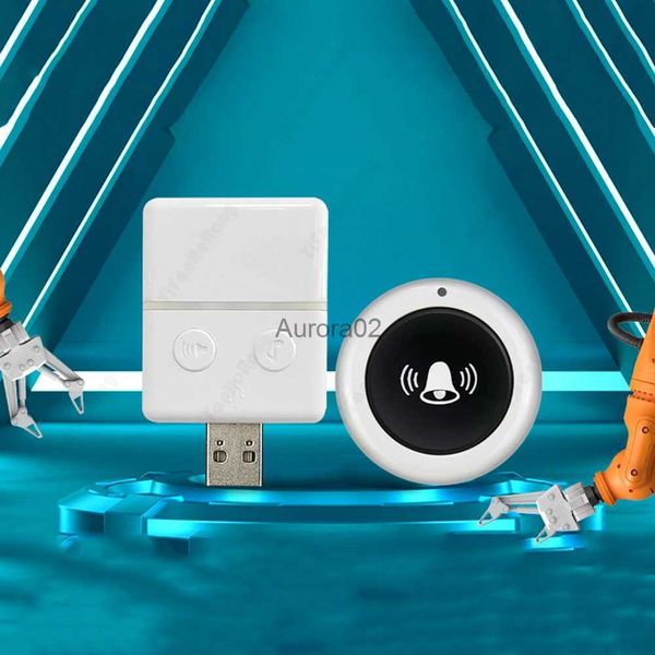 Sonnettes 30 musiques Smart Home sans fil SOS Signal bouton sonnette télécommande pour personnes âgées appel d'urgence porte nuit sonnette YQ231111