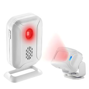 Timbres 36 Tonos Tienda Tienda Bienvenido Timbre Inalámbrico Seguridad para el hogar Infrarrojo PIR Sensor de movimiento Detector Alarma Campana Sistema de alerta de entrada 230428