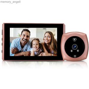 Sonnettes 4.3 pouces judas sonnette caméra vidéo moniteur vidéo-oeil numérique sonnette visionneuse de porte () YQ2301003