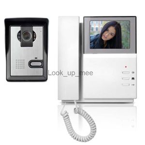 Deurbellen 4,3-inch LCD-videodeurtelefoon Intercom Deurbelsysteemkit Home Security Monitor IR-camera Deurbel Intercom Deurtelefoon HKD230918