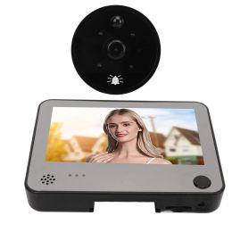 Coupée sonnette 4.3 pouces de la caméra de porte de porte Péphole Infrarouge Night Talk Talk Motion Détection Digital Door Door Viewer for Home Security