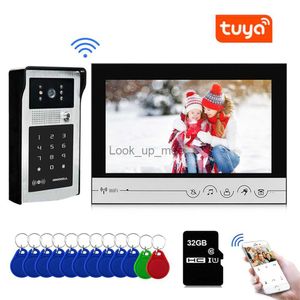 Coupée à portes de 9 pouces Video WiFi Board TUYA TIRPHEPHOP OUTDOOR INTERCOM SYSTÈME SMART HOTER PORTE CAME CAME AVEC CARDE ID Mot de passe HKD230918