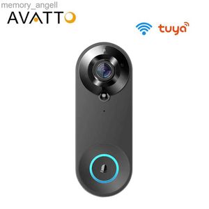 Sonnette de portes Avatto Tuya Smart Video Doorbell avec appareil photo 1080p Interphone WiFi Vidéo de la caméra pour Alexa / Home YQ230928