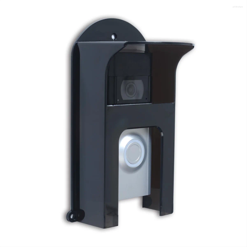 Doorbells Black Plastic Doorbell Rain Cover Suitable For Ring Models Waterproof Protector Shield Video