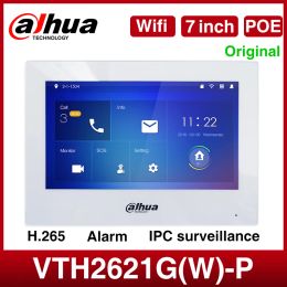 Deurbels dahua wifi ip indoor monitor 7inch video intercom deurbel draadloos schermdeur station camera beveiligingssysteem poe vth2621gwwp