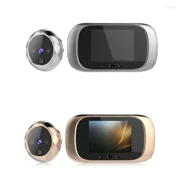 Deurbellen Digitale LCD 2.8Inch Video Deurbel Kijkgaatje Viewer Deur Eye Monitoring Camera 90 Graden Bewegingsdetectie Duurzaam