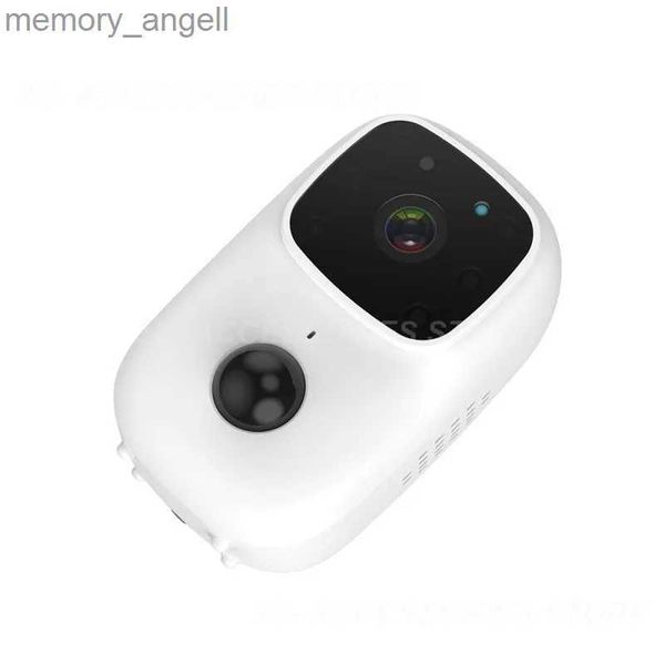 Sonnettes Sonnette Pir Vision nocturne sans fil sonnette caméra Wifi 1080p moniteur de sonnette de porte pour interphone vidéo à domicile enregistrement intelligent sécurité YQ230928