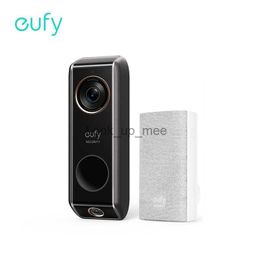 Deurbellen eufy security Videodeurbel Dubbele camera (bekabeld) met bel Dual Cam Delivery Guard 2K met HDR Geen maandelijks tarief HKD230918