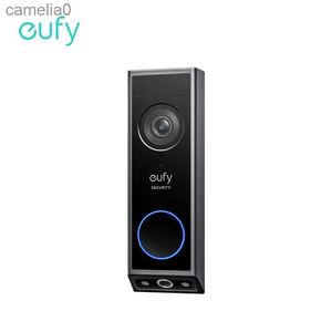 Doorbells eufy Security Video Doorbell E340 Dual Cameras with Delivery Guard 2K Full HD Color Night Vision Wired or Battery PoweredL231120