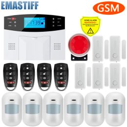 Sonnettes G2B GSM Wireless Wired Gsm Thuis InBreker AlarmSySteem 433MHz ONDERSTEUNing M2B Spaans Engels Russisch Voice Taal Interphone