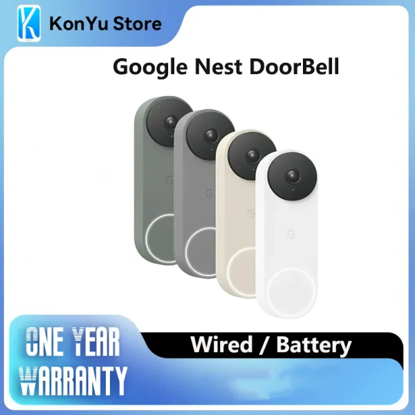 Toilebells Google Nest Dimensor (batería) |Instálelo usted mismo |Visite en cualquier momento |Diseñado para cualquier puerta