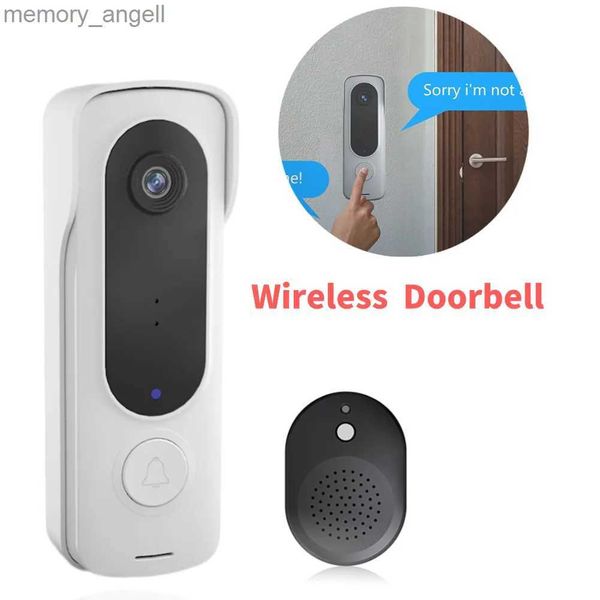 Türklingeln HD 1080P Intercom Türklingel Chime Cloud Storage Wifi Intelligente drahtlose Türklingel 120 Grad Weitwinkelobjektiv für die Sicherheit zu Hause YQ2301003