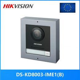 Sonnets de portes Hikvision IP Interphone, DSKD8003IME1 (B), Multilinage 802.3af Poe Villa IP Module Dooryl, Station de porte, téléphone de porte