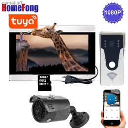 Sonnettes Homefong 1080P système de visiophone Wifi interphone intelligent sans fil application mobile sonnette de contrôle à distance avec caméras de vidéosurveillance L231120