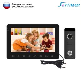 Sonnette de portes Joytimer Video Interphone Video Téléphone Door pour l'appartement 7 "Monitor 1200TVL CAME CAME DE DOORD avec détection de mouvement, enregistrement automatique