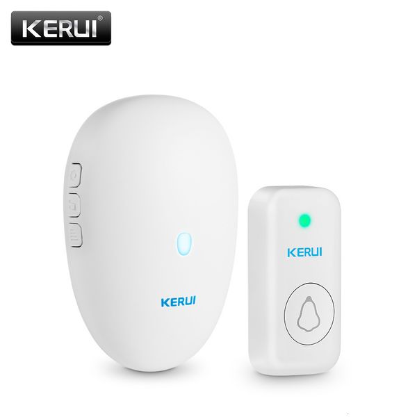 Timbres KERUI M521 Timbre inalámbrico Exterior 57 Canción 300M Alcance Smart Home Door Bell Chime Ring 433MHz Botón impermeable Plug and Play 221119