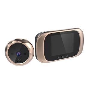 Deurbellen LCD Digitaal 2,8 inch kleurscherm 90 graden oog elektronische Peephole Camera Viewer Outdoor Bell 221025