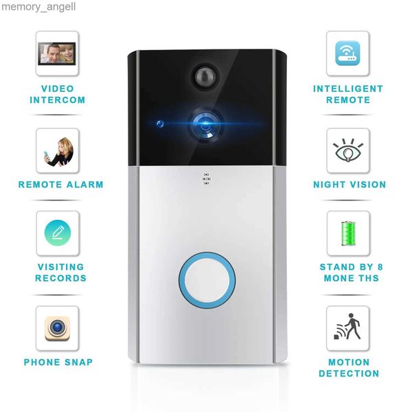 Timbres M1 Smart IP Video Intercom WIFI Video Intercom Teléfono Timbre WIFI Timbre Cámara Alarma infrarroja Timbre inalámbrico Monitor YQ2301003