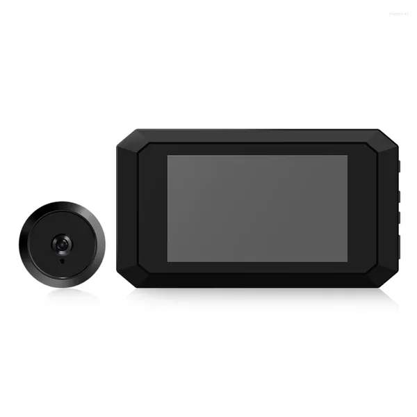 Sonnettes Magic Eye Viseur électronique Vision nocturne 3,97 pouces Écran LCD Vidéo Visionneuse de porte numérique Caméra 1080P Batterie 1400mAh