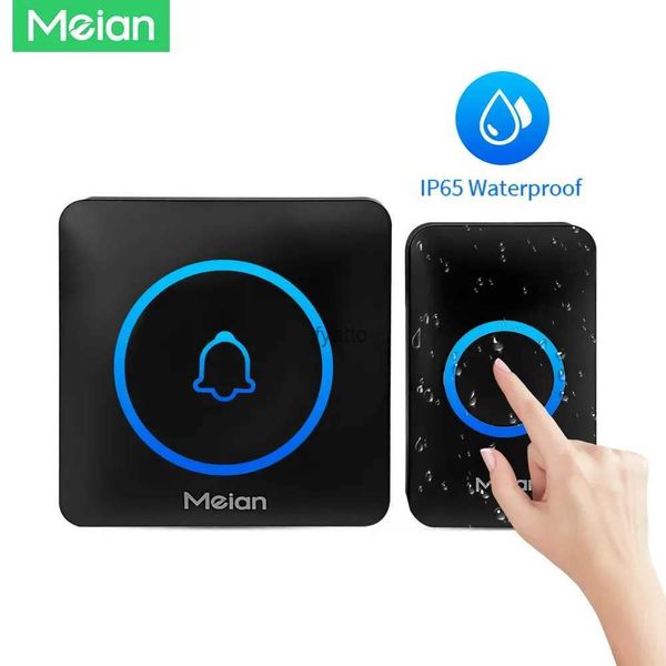 Sonnets de portes Meian Smart Home Doory Wireless Outdoor IP65 étanche 60 chansons Intelligent Security Alarm Ringtone H240407