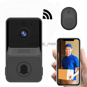 Sonnettes d'extérieur WiFi Smart Home caméra vidéo sonnette sécurité porte cloche Vision nocturne interphone vidéo bouton sans fil sonnette domestique HKD230918