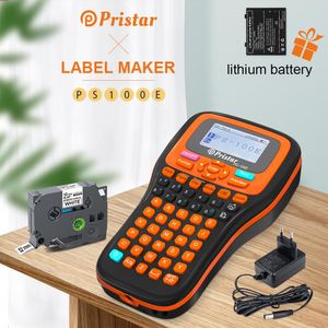 Doorbellen Portable Label Printer Wireless Label Maker PS100E Industrial Labeling Hine vergelijkbaar als Brother Ptouch Labeller Tze231 -tape