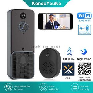 Sonnettes Smart Home T6 sans fil WiFi vidéo sonnette caméra numérique extérieure porte cloche interphone HD Vision nocturne Protection de sécurité Aiwit HKD230918