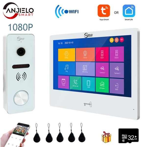 TOMENTS TUYA 10 pulgadas Touch Monitor Smart Smart Home Video Sistema