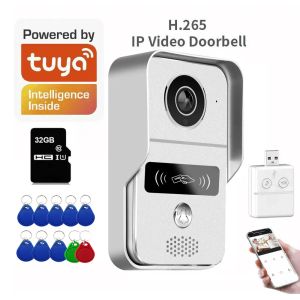 Timbras Tuya IP 1080P Video Intercomitoso Video Video Puerta Telera Timulante Cámara Soporte Sensor de movimiento Alarma de movimiento para apartamentos Cam inalámbrica