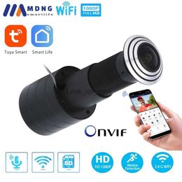 Deurbellen Tuya Smart Home Wifi Video Kijkgaatje Camera Bewegingsdetectie Video Eye Deurkijker Beveiliging Draadloze deurbel voor thuis HKD230918