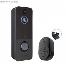 Sonnettes U8 Sonnette visuelle sans fil Surveillance à distance Interphone intelligent Électronique Cat Eye Stockage en nuage gratuit Objectif grand angle YQ2301003