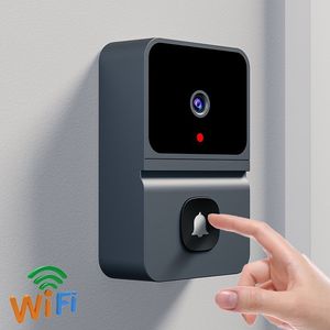 Sonnettes WiFi Vidéo Sonnette Maison Intelligente Sans Fil Sécurité Protection Caméra Anneau Porte Sonnette Interphone Vision Nocturne Rechargeable Kement APP 230712