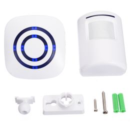 Toilebells Wireless PIR Shop Shop de bienvenida del sensor de movimiento Detector de infrarrojos Alarma de inducción Puerta impermeable 221018