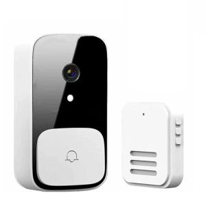 Sonnette de porte sans fil Smart Door Camera Home Security Door DoorlRemote Video WiFi Rechargeable HD Vision nocturne USB Chargement