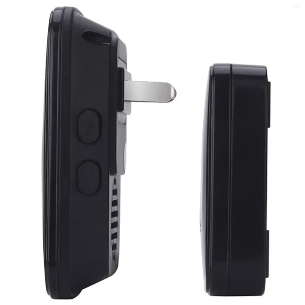 Sonnette de portes sans fil Plugle de porte étanche et jeu des signaux accessibles cloche pour aucune batterie nécessaire