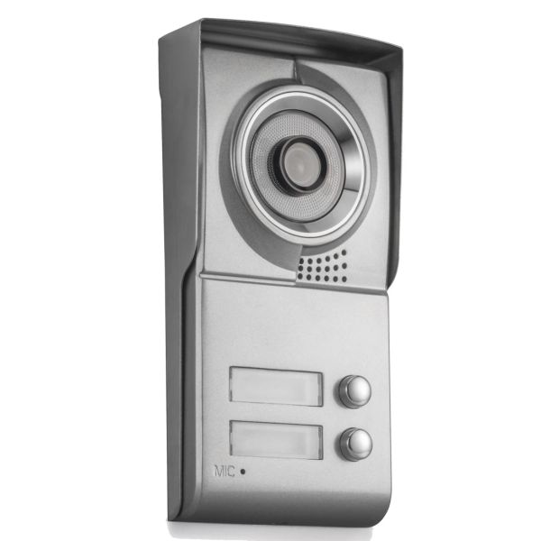 Sonnettes de porte Yobang Security 2 Boutons Caméra de porte pour 2 unités Vidéo APPARTE